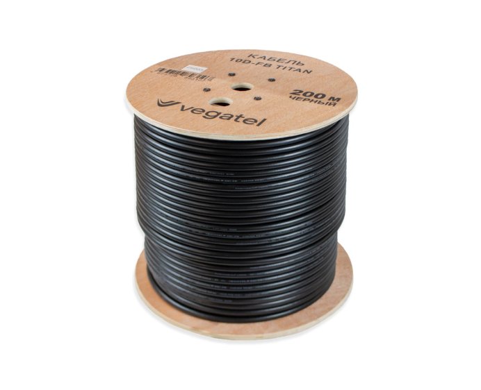 Кабель коаксиальный VEGATEL 10D-FB (Titan, черный)