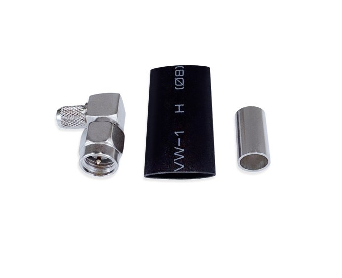 Разъём SMA-male/RG-58 (угловой)