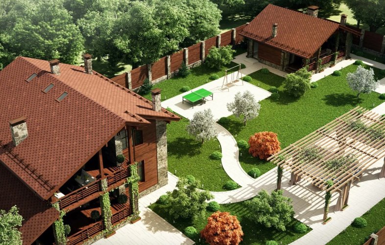 Загородный дом и баня (Истра)