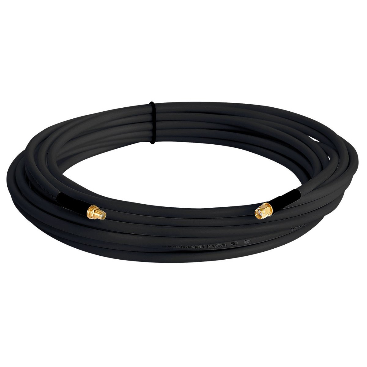 Кабельная сборка 5D/FB (Titan, черный) (SMA-male - SMA-female)